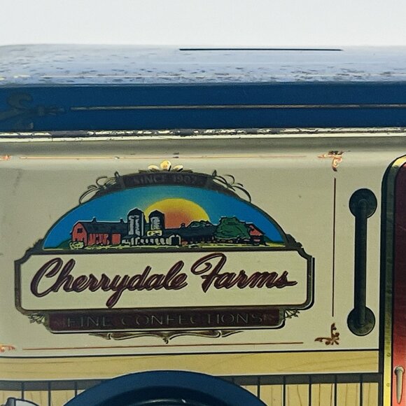 Vintage Cherrydale Farms Tin Truck Bank Collectible Promo Vehicle - Picture 8 of 10